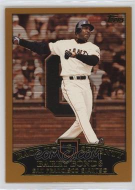 2002 Topps - [Base] - Limited Edition #365.6 - Barry Bonds (Race to Seventy Home Run #6)