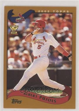 2002 Topps - [Base] #160 - Albert Pujols (Placido Polanco Pictured on Back) [EX to NM]