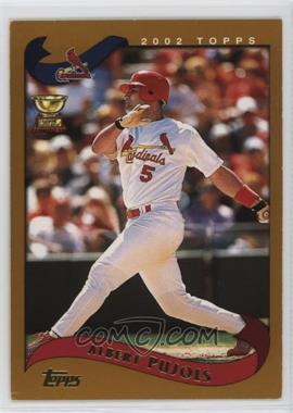 2002 Topps - [Base] #160 - Albert Pujols (Placido Polanco Pictured on Back) [EX to NM]