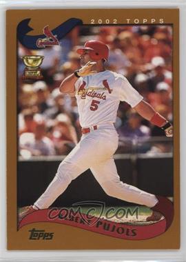 2002 Topps - [Base] #160 - Albert Pujols (Placido Polanco Pictured on Back) [EX to NM]