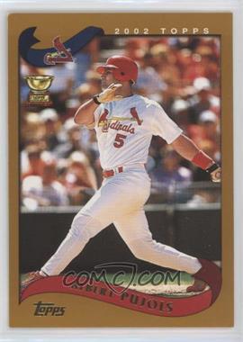 2002 Topps - [Base] #160 - Albert Pujols (Placido Polanco Pictured on Back) [EX to NM]