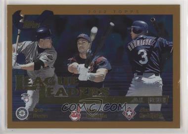 2002 Topps - [Base] #340 - Juan Gonzalez, Alex Rodriguez, Bret Boone [EX to NM]