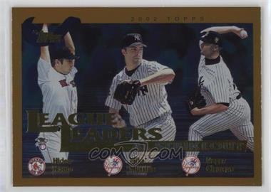 2002 Topps - [Base] #342 - Hideo Nomo, Mike Mussina, Roger Clemens