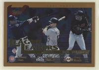 Sammy Sosa, Todd Helton, Barry Bonds [EX to NM]