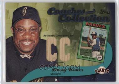 2002 Topps - Coaches Collection Relics #CC-DB - Dusty Baker