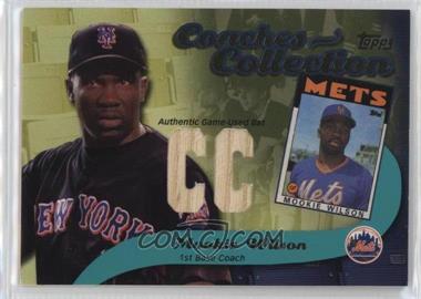 2002 Topps - Coaches Collection Relics #CC-MW - Mookie Wilson [Good to VG‑EX]