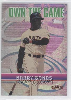 2002 Topps - Own the Game #OG17 - Barry Bonds