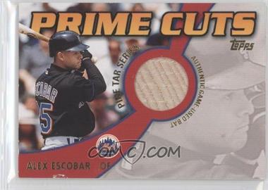 2002 Topps - Prime Cuts Relics - Pine Tar #PCP-AE - Alex Escobar /200