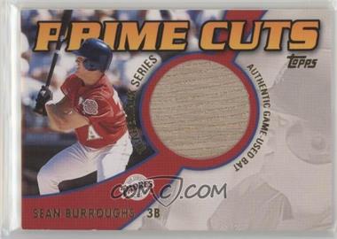 2002 Topps - Prime Cuts Relics - Trademarks #PCT-SB - Sean Burroughs /100