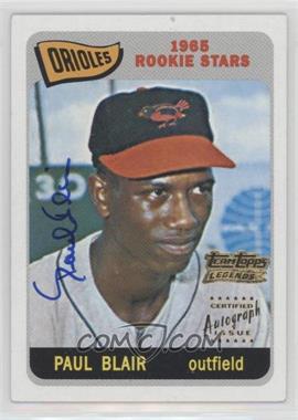 2002 Topps - Team Topps Legends Autographs #TT-PB - Paul Blair