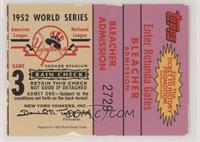 1952 World Series (Game 3) [Good to VG‑EX]