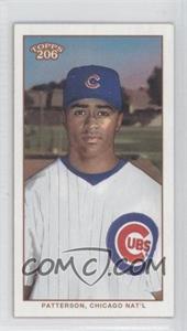 2002 Topps 206 - [Base] - Mini Black Piedmont Back #196.2 - Corey Patterson (White Jersey, Portrait)