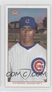 2002 Topps 206 - [Base] - Mini Black Piedmont Back #196.2 - Corey Patterson (White Jersey, Portrait)