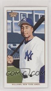 2002 Topps 206 - [Base] - Mini Black Piedmont Back #219.1 - Bernie Williams (Bat on Shoulder)