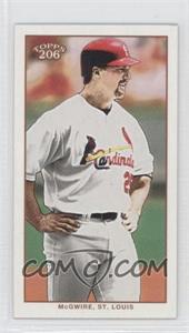 2002 Topps 206 - [Base] - Mini Black Polar Bear Back #100 - Mark McGwire