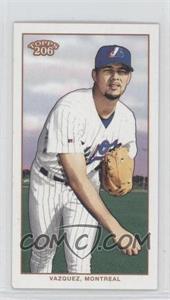 2002 Topps 206 - [Base] - Mini Black Polar Bear Back #181 - Javier Vazquez