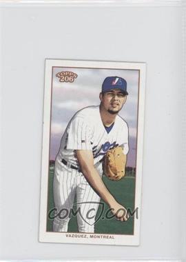 2002 Topps 206 - [Base] - Mini Black Polar Bear Back #181 - Javier Vazquez