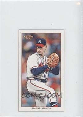 2002 Topps 206 - [Base] - Mini Black Polar Bear Back #42 - Tom Glavine