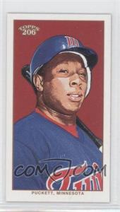 2002 Topps 206 - [Base] - Mini Red Tolstoi Back #164 - Kirby Puckett