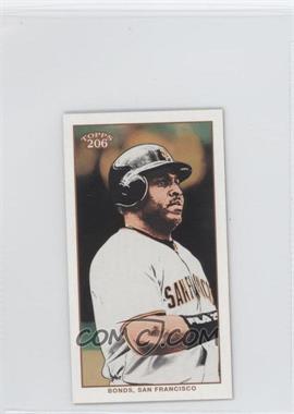 2002 Topps 206 - [Base] - Mini Red Tolstoi Back #34 - Barry Bonds