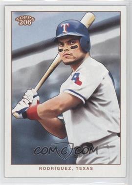 2002 Topps 206 - [Base] #246.2 - Ivan Rodriguez (White Jersey, Batting)