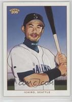 Ichiro Suzuki (White Jersey, Batting Pose)