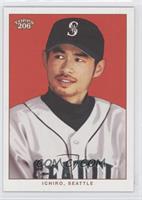 Ichiro (White Jersey, Red Background)