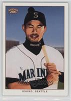 Ichiro Suzuki (White Jersey, Bat on Shoulder)