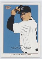 Derek Jeter (Solid Blue Background)