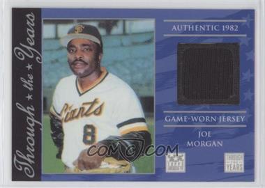 2002 Topps American Pie - Through the Years Relics #TTY-JM - Joe Morgan