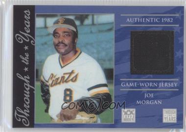 2002 Topps American Pie - Through the Years Relics #TTY-JM - Joe Morgan