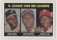 Hank Aaron, Roberto Clemente, Dick Allen