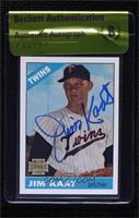 Jim Kaat [BAS Beckett Auth Sticker]