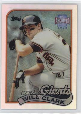 2002 Topps Archives Reserve - [Base] #24 - Will Clark