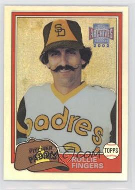 2002 Topps Archives Reserve - [Base] #58 - Rollie Fingers