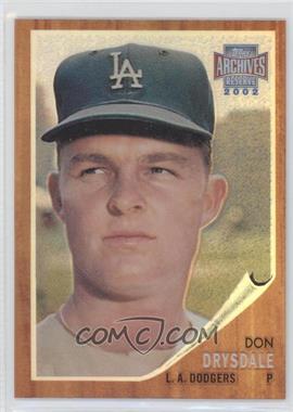 2002 Topps Archives Reserve - [Base] #68 - Don Drysdale