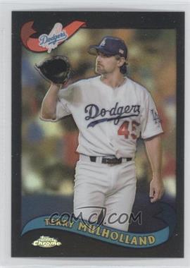 2002 Topps Chrome - [Base] - Black Refractor #437 - Terry Mulholland /50