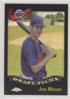 2002 Topps Chrome - [Base] - Black Refractor #622 - Joe Mauer /50