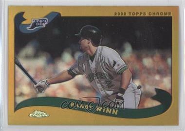 2002 Topps Chrome - [Base] - Gold Refractor #122 - Randy Winn