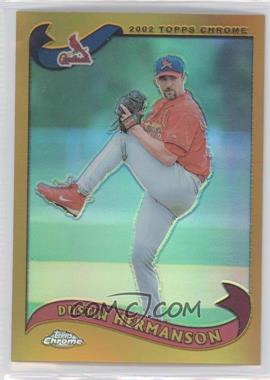 2002 Topps Chrome - [Base] - Gold Refractor #176 - Dustin Hermanson