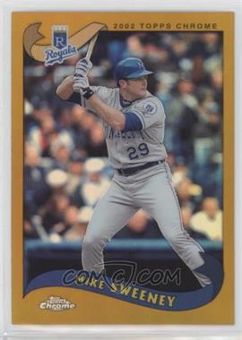 2002 Topps Chrome - [Base] - Gold Refractor #21 - Mike Sweeney