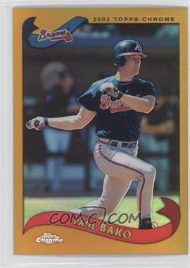 2002 Topps Chrome - [Base] - Gold Refractor #91 - Paul Bako