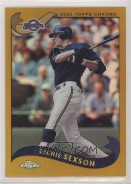 2002 Topps Chrome - [Base] - Gold Refractor #94 - Richie Sexson