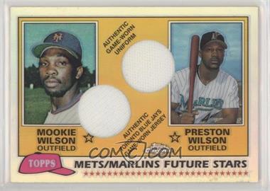 2002 Topps Chrome - Summer School Like Father Like Son #FSC-WI - Mookie Wilson, Preston Wilson