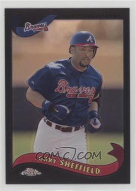 2002 Topps Chrome Traded & Rookies - [Base] - Black Refractor #T100 - Gary Sheffield /100