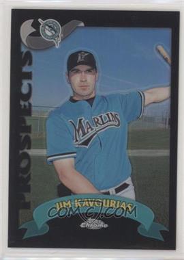 2002 Topps Chrome Traded & Rookies - [Base] - Black Refractor #T217 - Jim Kavourias /100