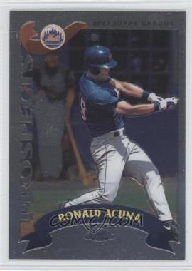 2002 Topps Chrome Traded & Rookies - [Base] #T240 - Ronald Acuna