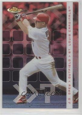 2002 Topps Finest - [Base] - Refractor #64 - J.D. Drew /499