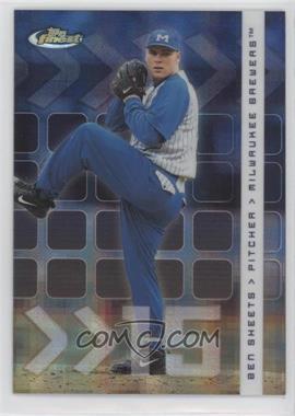 2002 Topps Finest - [Base] - X-Fractor #85 - Ben Sheets /299