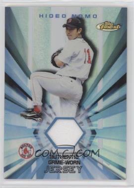 2002 Topps Finest - Jersey Relics #FRJ-HN - Hideo Nomo [EX to NM]